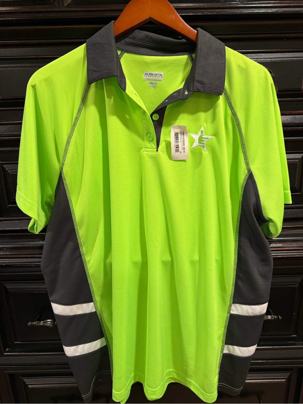 Augusta Sportswear bowling Lime Green Polo